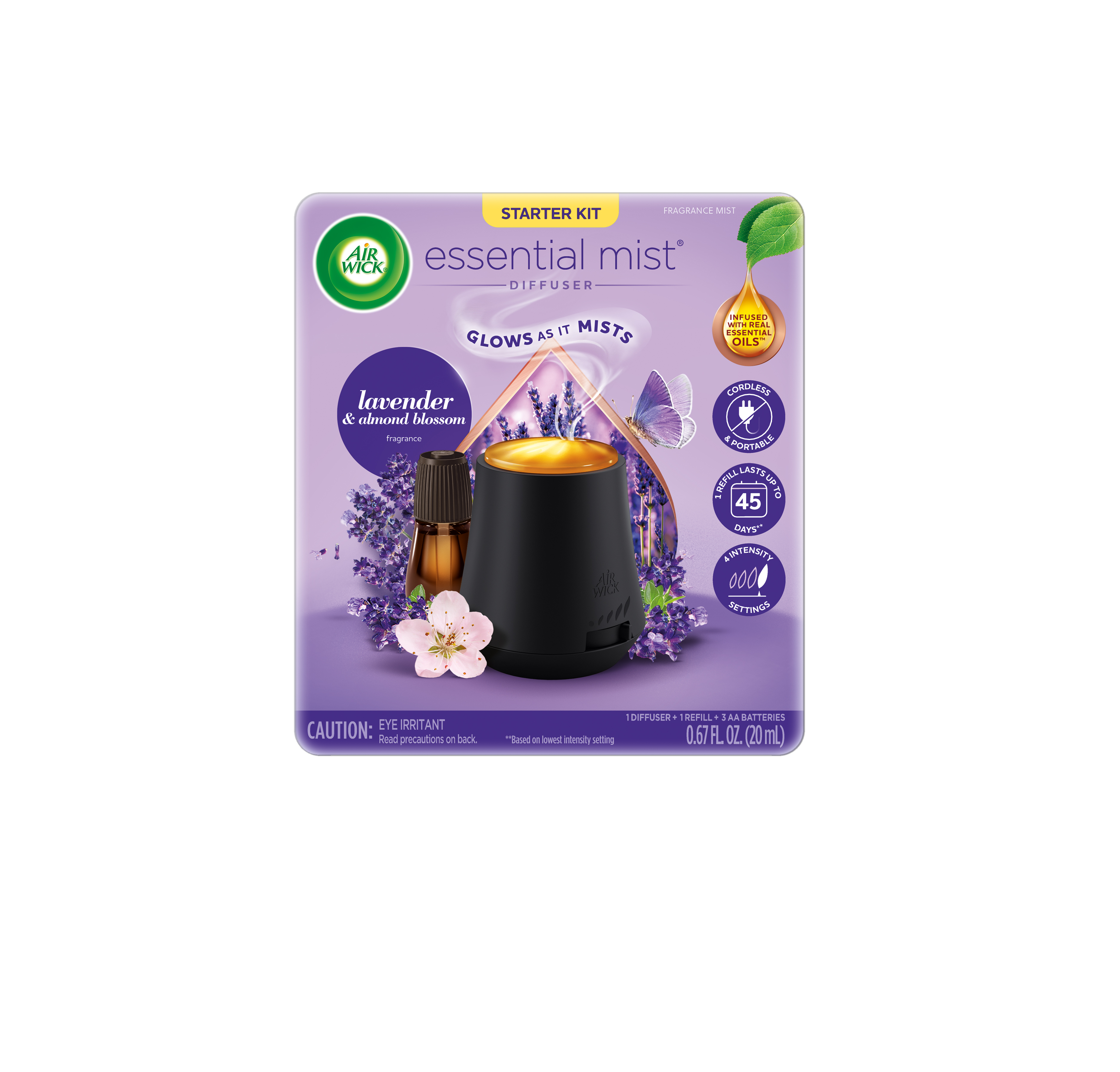 AIR WICK® Essential Mist - Lavender & Almond Blossom - Kit